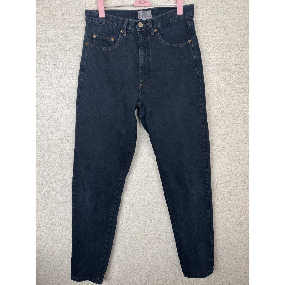 Vintage 90s For Joseph Indigo Dark Wash High Rise Mom Jeans Colette USA Size 30
